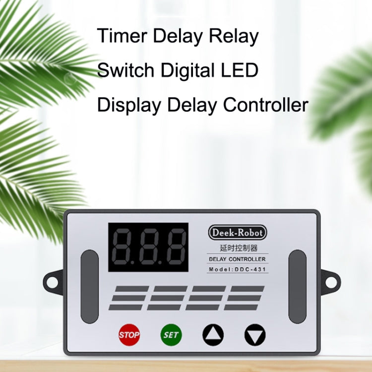 Deek-Robot DDC-431 Timer Delay Relay Switch Digital LED Display Delay Controller - Relay Module by PMC Jewellery | Online Shopping South Africa | PMC Jewellery