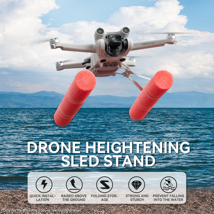 For DJI Mini 3 Pro RCSTQ Increase Tripod Landing Skid Float Kit Landing Gear +Buoyancy Rod Set - Holder Series by RCSTQ | Online Shopping South Africa | PMC Jewellery | Buy Now Pay Later Mobicred