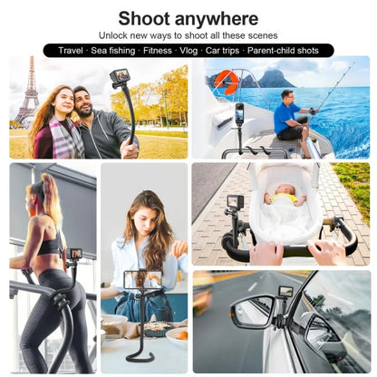 TELESIN Flexible Mount Bracket Octopus Tripod For Mini Action Camera and Mobile Phone,Spec: Only Bracket - Holder by TELESIN | Online Shopping South Africa | PMC Jewellery