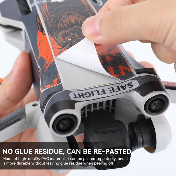 For DJI Mini 3 Pro Remote Control Body Sticker ,Spec: RC-N1 Without Screen(Graffiti No. 2) - Stickers by RCSTQ | Online Shopping South Africa | PMC Jewellery | Buy Now Pay Later Mobicred