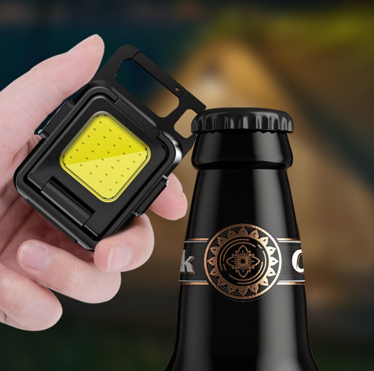 Double Sided COB Flashlight Mini Keychain Light Camping Light With Stand - Mini Flashlight by PMC Jewellery | Online Shopping South Africa | PMC Jewellery | Buy Now Pay Later Mobicred