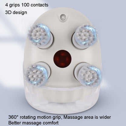 K111 Hot Compress Red Light Head Massager Electric Kneading Vibration Waterproof Head Instrument, Size: English Version(White) - Massage & Relaxation by PMC Jewellery | Online Shopping South Africa | PMC Jewellery