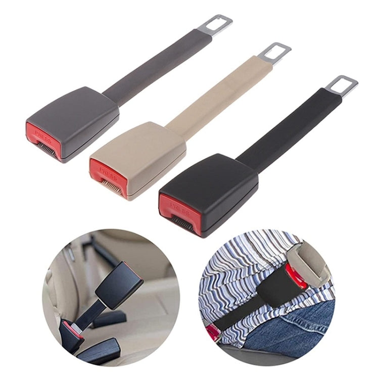 25cm Car Seat Belt Extension Snap Button, Color: Grey - Seat Belts & Padding by PMC Jewellery | Online Shopping South Africa | PMC Jewellery | Buy Now Pay Later Mobicred