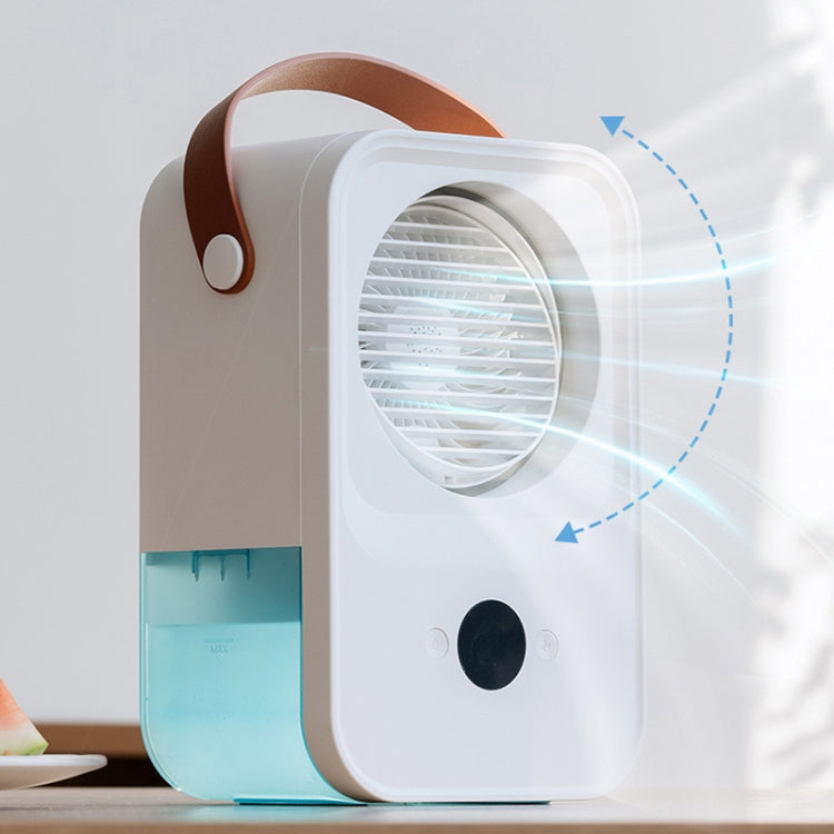 MT-F60 Smart Digital Display USB Charging Air Cooler Desktop Mist Humidification Fan, Mode: Sound Control Version - Electric Fans by PMC Jewellery | Online Shopping South Africa | PMC Jewellery | Buy Now Pay Later Mobicred