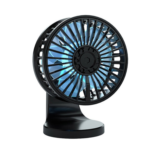 F210 Dual-Engine Car Air Outlet Base Dual-Purpose USB Fan(Black) - Heating & Fans by PMC Jewellery | Online Shopping South Africa | PMC Jewellery | Buy Now Pay Later Mobicred