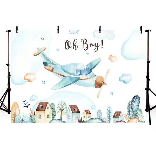 210x150cm Aircraft Theme Birthday Background Cloth Party Decoration Photography Background - Birthday Party by PMC Jewellery | Online Shopping South Africa | PMC Jewellery