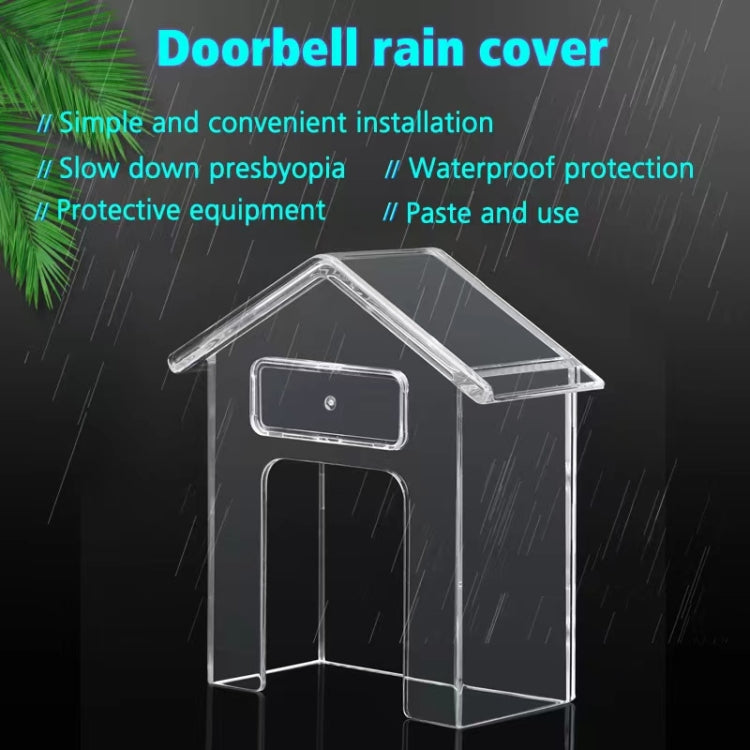 Wireless Doorbell Waterproof Cover Outdoor Doorbell Transparent Rain Protection Case(E30) - Other Device by PMC Jewellery | Online Shopping South Africa | PMC Jewellery