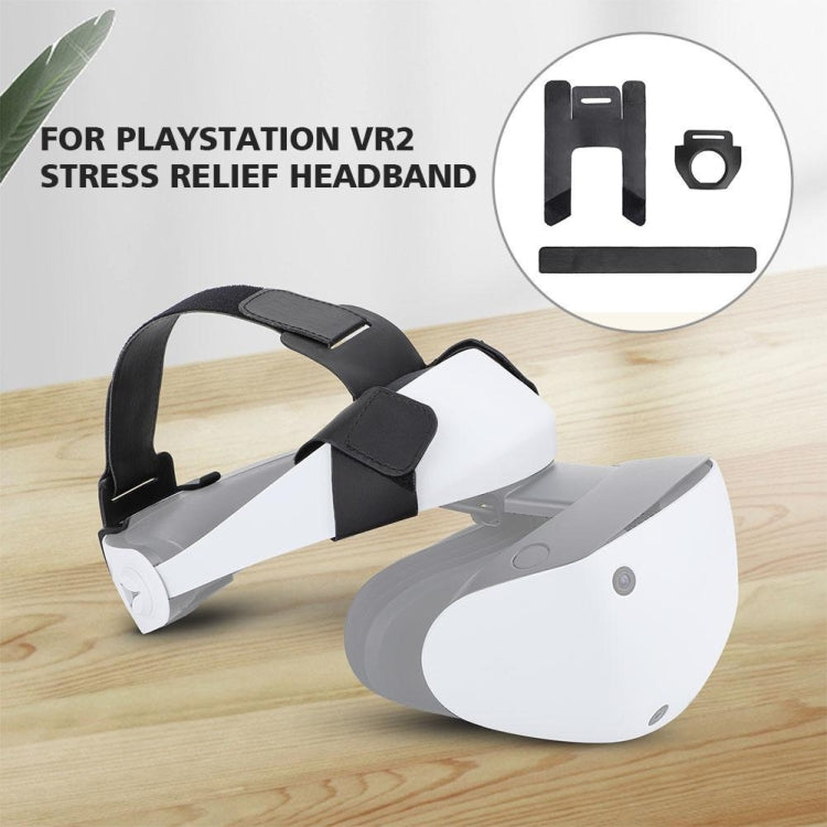 Hifylux PS-QF35 For PlayStation VR2 Decompression Headband Comfort Strap(Black) - VR Accessories by Hifylux | Online Shopping South Africa | PMC Jewellery | Buy Now Pay Later Mobicred