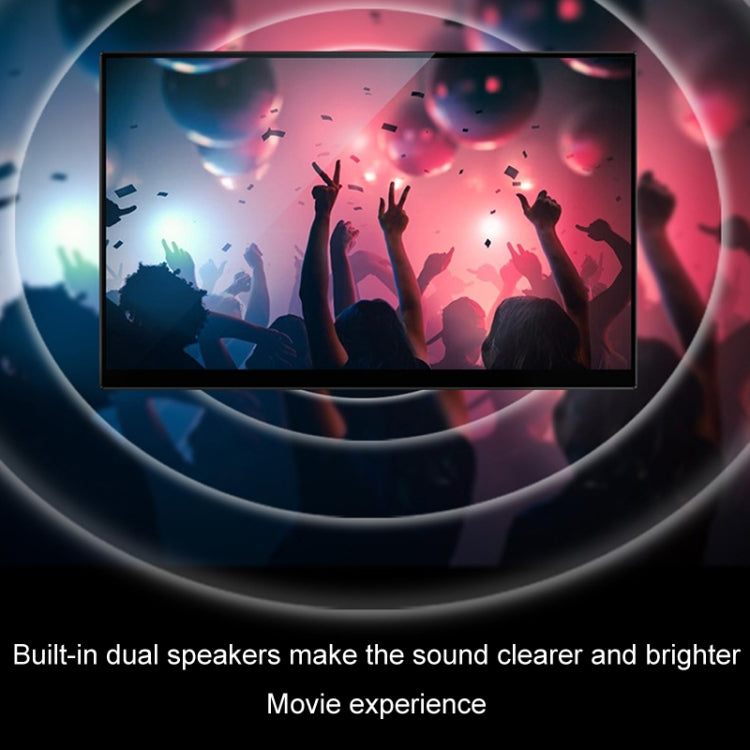 13.3 inch Touch Version 4K Portable External Extended Screen Display For Switch/PS5/Mobile Phone/Computer(UK Plug) - LCD Monitors by PMc TechLife | Online Shopping South Africa | PMc TechLife | Buy Now Pay Later Mobicred