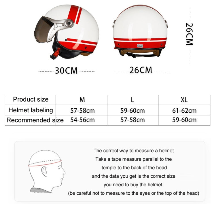 GXT Electric Vehicle Half Cover Helmet Four Seasons Retro Helmet, Size: M(Cement Gray) - Helmets by GXT | Online Shopping South Africa | PMC Jewellery | Buy Now Pay Later Mobicred