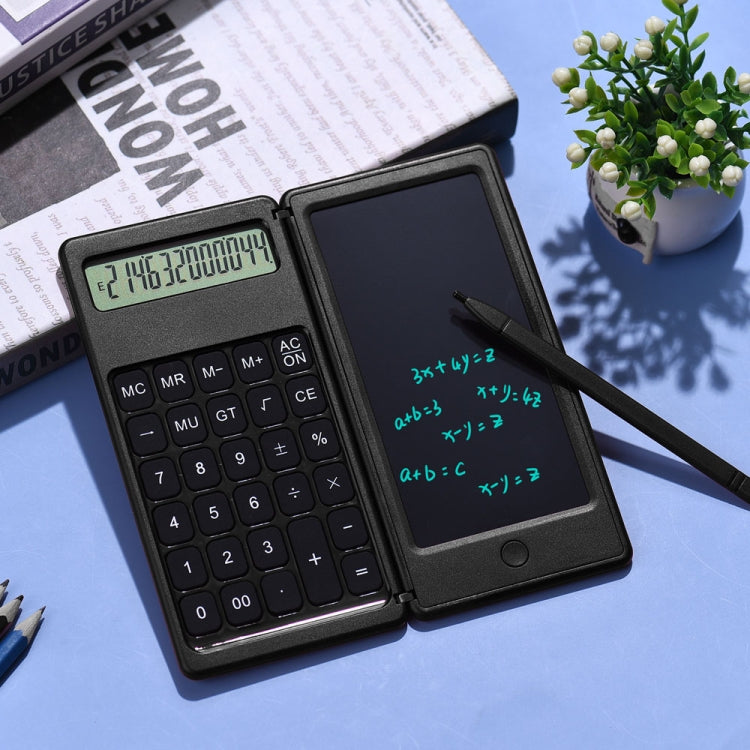 Basic Model 6 inch Learning Business Office Portable Foldable LCD Writing Board Calculator -  by PMC Jewellery | Online Shopping South Africa | PMC Jewellery | Buy Now Pay Later Mobicred