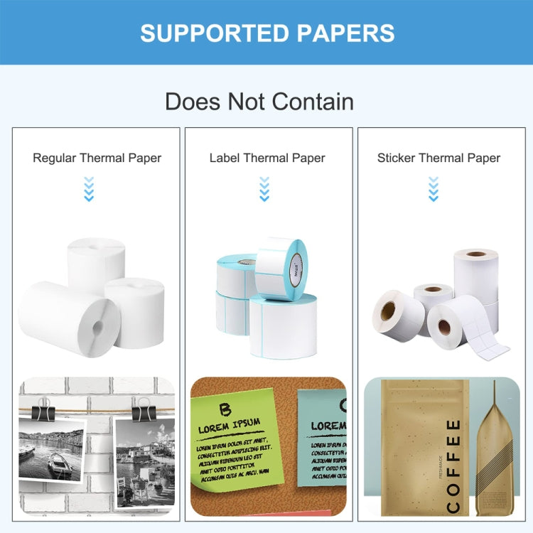 C17 Bluetooth Pocket Mini Label Printer Inkless Thermal Printer Wireless Photo Printer(White) - Receipt Printers by PMC TechLife | Online Shopping South Africa | PMC TechLife | Buy Now Pay Later Mobicred