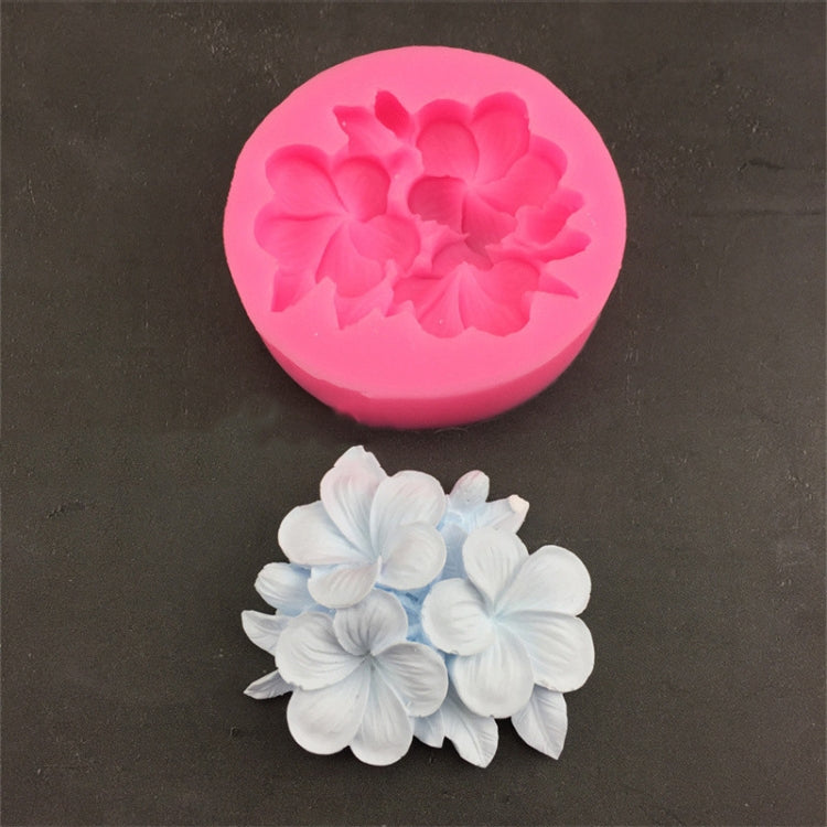 Silicone Handmade Mold Chocolate Epoxy Gypsum Fondant Mold(3 Petals Frangipani) - Arts & Crafts by PMC Jewellery | Online Shopping South Africa | PMC Jewellery