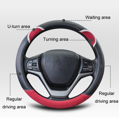 38cm Cute Rabbit Women Cartoon Car Steering Wheel Cover, Color: Round Black Rose Red - Steering Wheel Accessories by PMC Jewellery | Online Shopping South Africa | PMC Jewellery | Buy Now Pay Later Mobicred