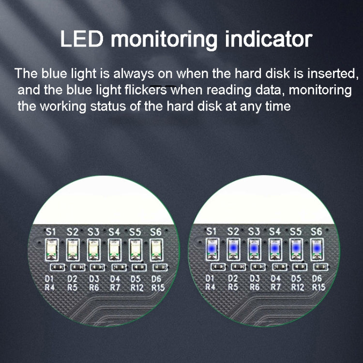 PCIE 1X To 8 Port  SATA 3.0 Adapter Expansion Card ASMedia ASM1166 Converter - Add-on Cards by PMC TechLife | Online Shopping South Africa | PMC TechLife