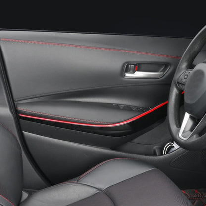 8m Car Center Console Interior Modification Leather Gap Strip(Black Red) - Car Interior Mouldings by PMC Jewellery | Online Shopping South Africa | PMC Jewellery | Buy Now Pay Later Mobicred