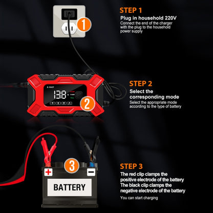 E-FAST 12V Motorcycle Car Battery Emergency Start Charger(UK Plug) - Power Bank by E-FAST | Online Shopping South Africa | PMC Jewellery