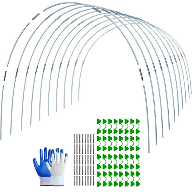 Garden Arch Greenhouse Hoops Rustproof Steel Tunnel Hoop Frame Plant Support, Speci: L  5  Rods 10 Arches - Plant Support & Care by PMC Jewellery | Online Shopping South Africa | PMC Jewellery