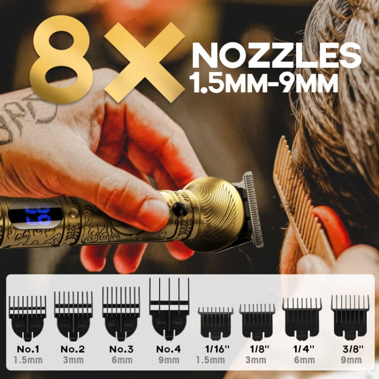 6 In 1 Men Multi-Functional Clipper Metal Body Hair Cutting(Bronze) - Hair Trimmer by PMC TechLife | Online Shopping South Africa | PMC TechLife | Buy Now Pay Later Mobicred