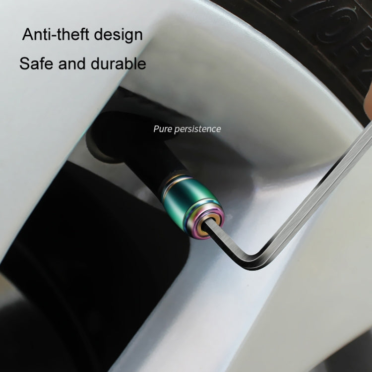 Automobile Valve Core Cap Tire Anti-deflation Valve Decoration(Gold) - Tire Valve Caps by PMC TechLife | Online Shopping South Africa | PMC TechLife | Buy Now Pay Later Mobicred