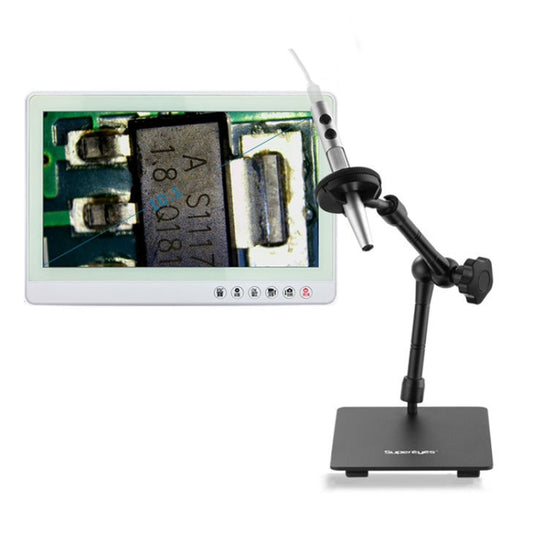 5 Million Digital Electron Microscope Magnifying Dermatoscope, Specification: B008+Z04 Universal Bracket+10 inch Screen - Digital Microscope by PMC Jewellery | Online Shopping South Africa | PMC Jewellery | Buy Now Pay Later Mobicred