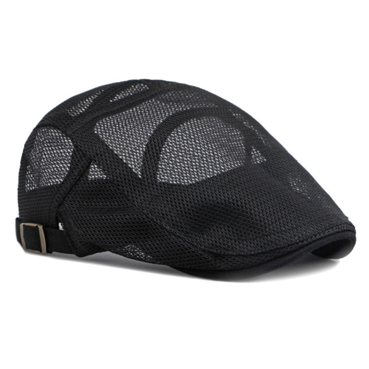 Summer Mesh Breathable Vintage Cap(Black) - Peaked Cap by PMC Jewellery | Online Shopping South Africa | PMC Jewellery