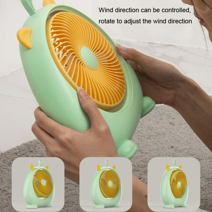 Dormitory Portable Animal Ear Desktop Electric Fan, Style: Directly Inserted Version White - Electric Fans by PMC Jewellery | Online Shopping South Africa | PMC Jewellery | Buy Now Pay Later Mobicred