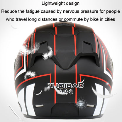 KUQIBAO Motorcycle Smart Bluetooth Sun Protection Double Lens Safety Helmet, Size: XL(Matte Black) - Helmets by KUQIBAO | Online Shopping South Africa | PMC Jewellery | Buy Now Pay Later Mobicred