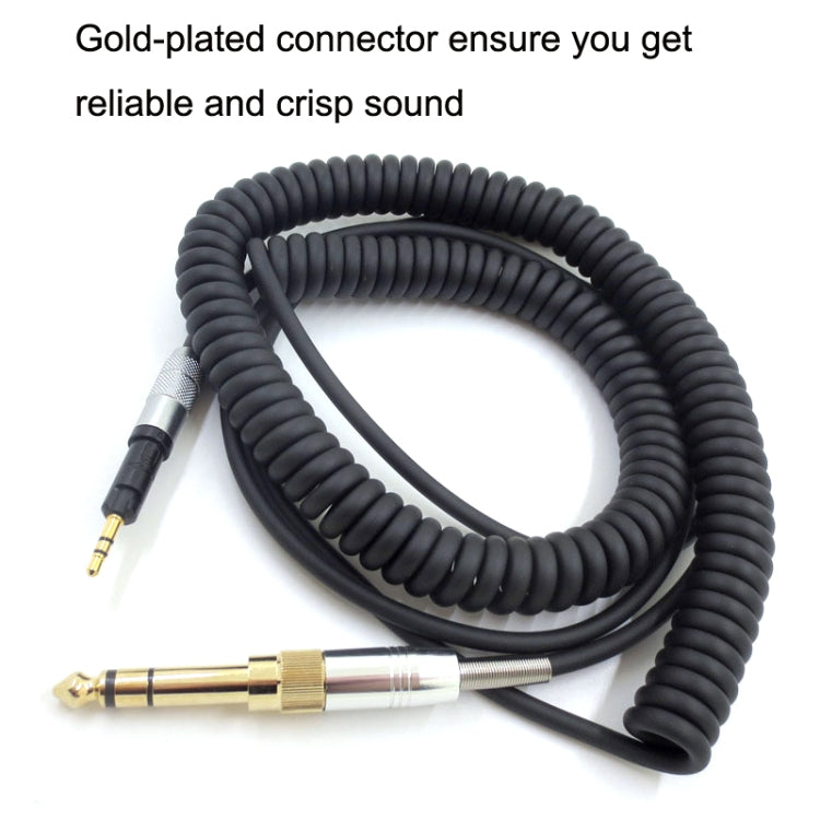 For ATH-M50X / M40X / M70X Spring Headset Audio Cable AUX 2.5mm Head - free shipping - PMC TechLife - Order now!
