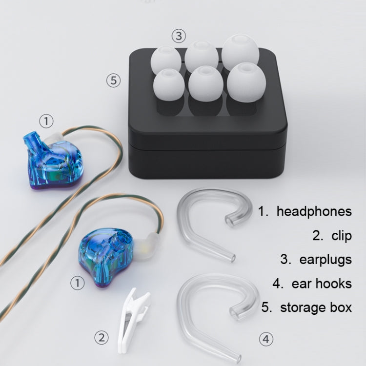CVJ In Ear Wired Round Holes Universal Game Earphone(Black) - In Ear Wired Earphone by CVJ | Online Shopping South Africa | PMC Jewellery