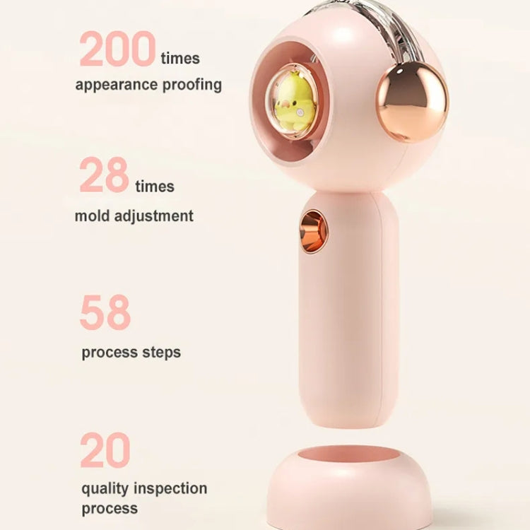 Without Blade Spray Handheld Children Small Fan(Green) - Electric Fans by PMC TechLife | Online Shopping South Africa | PMC TechLife | Buy Now Pay Later Mobicred