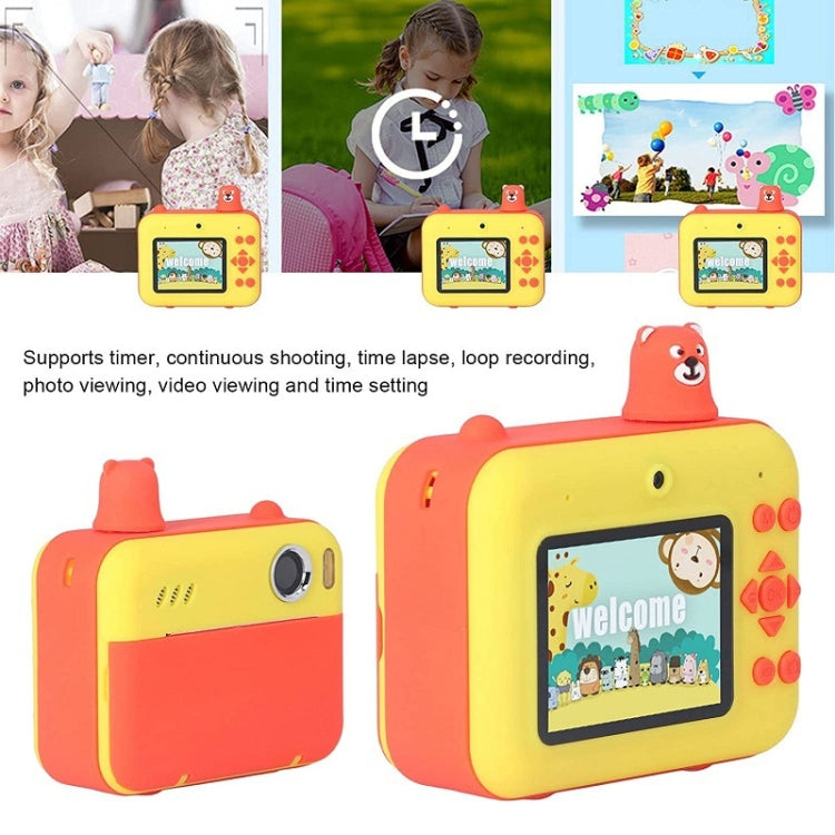 IPS 2.36 inch LED HD Display 1080P Childrens Camera Thermal Printing Instant Camera(Sky Blue) - Children Cameras by PMC Jewellery | Online Shopping South Africa | PMC Jewellery | Buy Now Pay Later Mobicred