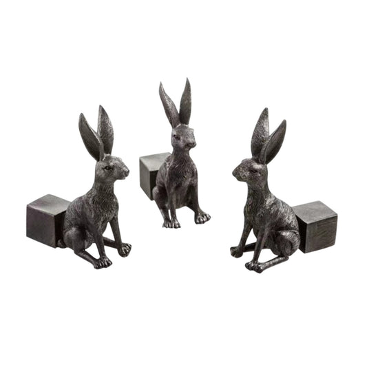 3pcs/set Flower Pot Feet Stand Animal Shape Resin Plant Pots Risers Pad(Rabbit) - Yard & Garden Decor by PMC Jewellery | Online Shopping South Africa | PMC Jewellery | Buy Now Pay Later Mobicred