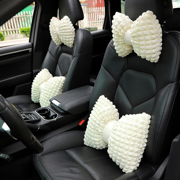 Car Seat Breathable And Comfortable Puff Pillow Upholstery, Color: Headrest Black - Seat Accessories by PMC Jewellery | Online Shopping South Africa | PMC Jewellery | Buy Now Pay Later Mobicred