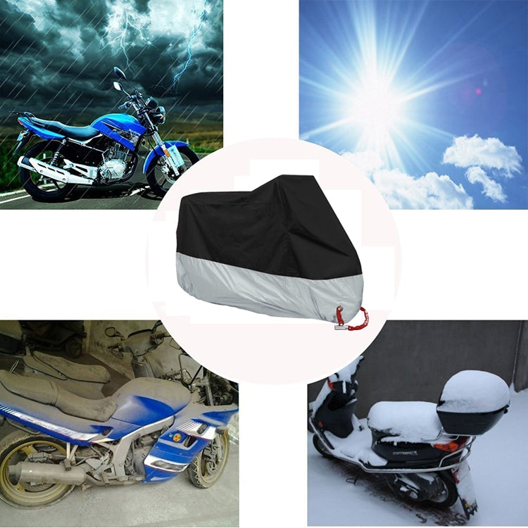 190T Motorcycle Rain Covers Dustproof Rain UV Resistant Dust Prevention Covers, Size: L(Black Camouflage) - Protective Gear by PMC Jewellery | Online Shopping South Africa | PMC Jewellery | Buy Now Pay Later Mobicred