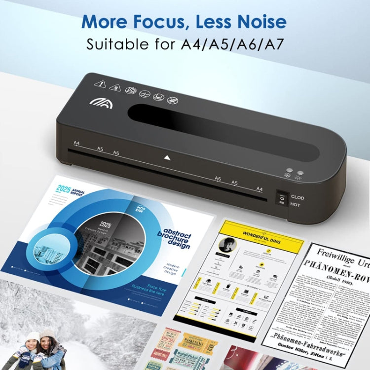 FN333 A4 Photo Laminating Machine With Hot And Cold Mode, Size: Set 4(US Plug) - free shipping - PMC Jewellery - Order now!