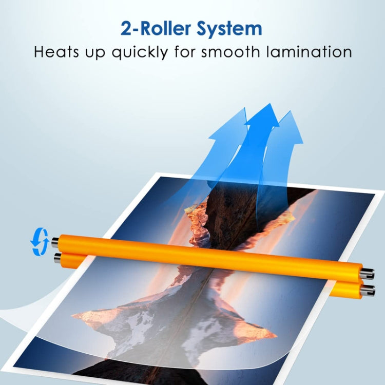 FN333 A4 Photo Laminating Machine With Hot And Cold Mode, Size: Set 4(US Plug) - free shipping - PMC Jewellery - Order now!