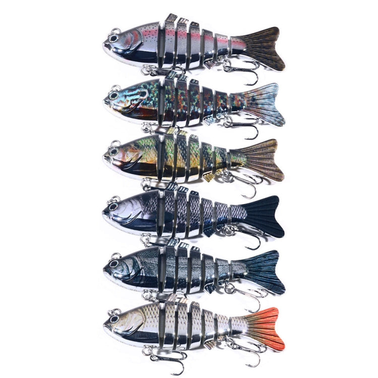 HENGJIA 10cm 24g Bionic Multi-Section Fish Bait Plastic Electroplating Fake Bait(1) - Fishing Lures by HENGJIA | Online Shopping South Africa | PMC TechLife | Buy Now Pay Later Mobicred