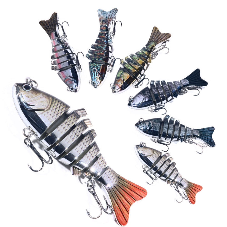 HENGJIA 10cm 24g Bionic Multi-Section Fish Bait Plastic Electroplating Fake Bait(1) - Fishing Lures by HENGJIA | Online Shopping South Africa | PMC TechLife | Buy Now Pay Later Mobicred