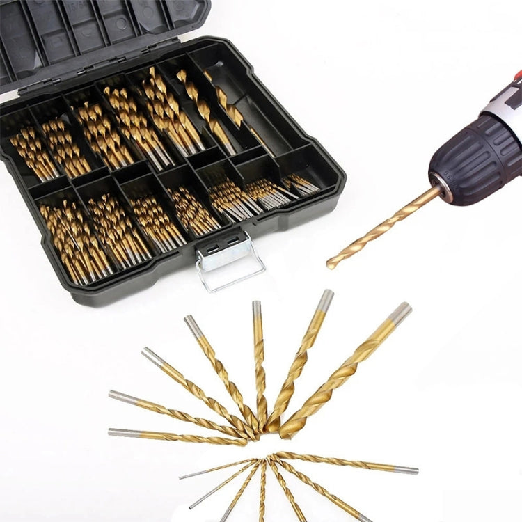 99-in-1  Titanium Drill Bit Set High-Speed Steel Drill Bits - Drill & Drill Bits by PMC Jewellery | Online Shopping South Africa | PMC Jewellery