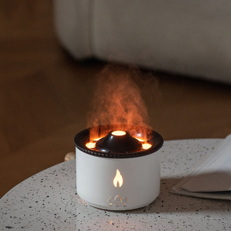Volcanic Essential Oil Aroma Diffuser Ultrasonic Air Humidifier, Model: Monochrome(US Plug) - free shipping - PMC TechLife - Order now!