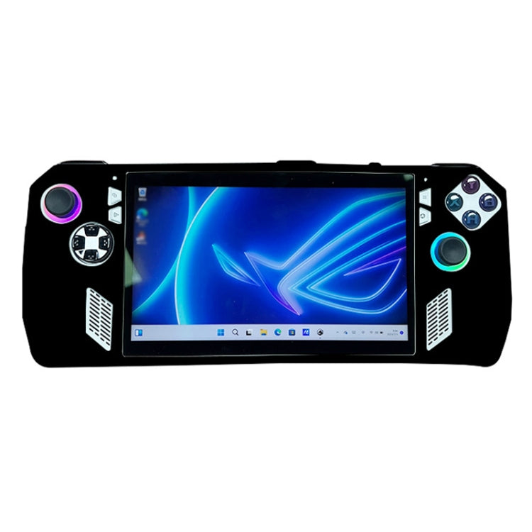 For ASUS ROG Ally Handheld Game Console Silicone Drop-proof Protective Case All-inclusive Case(Black) - Accessories by PMC Jewellery | Online Shopping South Africa | PMC Jewellery