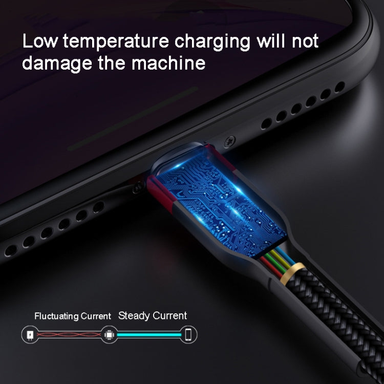 ROMOSS  CB12B 2.4A 8 Pin Fast Charging Cable For IPhone / IPad Data Cable 2m(Blue) - Normal Style Cable by ROMOSS | Online Shopping South Africa | PMC Jewellery | Buy Now Pay Later Mobicred