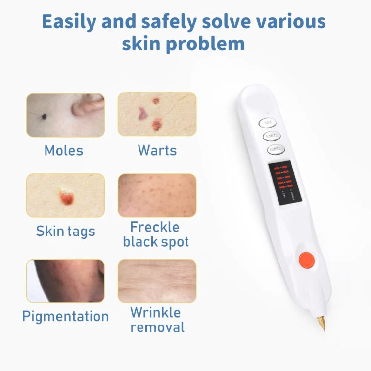 Spot Mole Pen Spot Removal Instrument Home Beauty Instrument, Spec: AU Plug-in Model(White) - free shipping - PMC TechLife - Order now!