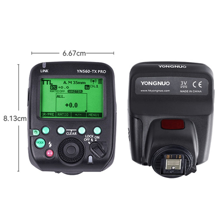 For Sony YONGNUO YN560-TX Pro High-speed Synchronous TTL Trigger Wireless Flash Trigger - free shipping - PMC TechLife - Order now!