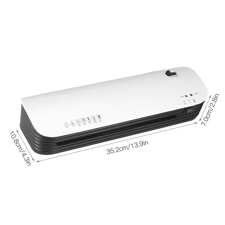 Osmile SL299 A4 Laminator Cold Hot Lamination Photo File Laminating Machine(UK Plug) - Photo Film Covering Machine by Osmile | Online Shopping South Africa | PMC TechLife | Buy Now Pay Later Mobicred