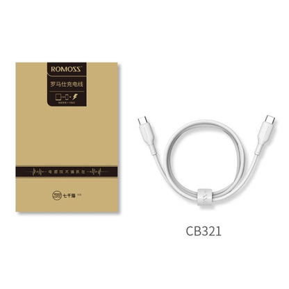 ROMOSS CB321 100W 5A 2m  Dual Type-C/USB-C Port 480MBps Fast Data Sync Line Cable - USB-C & Type-C Cable by ROMOSS | Online Shopping South Africa | PMC Jewellery