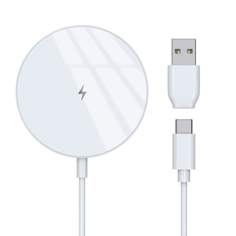 ROMOSS WF05P Phone Magnet Wireless Charger For iPhone 12 / 13 / 14 / 15Series(White) - Wireless Charger by ROMOSS | Online Shopping South Africa | PMC Jewellery | Buy Now Pay Later Mobicred