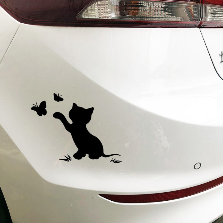 10pcs Disc Cat Reflective Scratch Body Sticker(Whit) - Decorative Sticker by PMC Jewellery | Online Shopping South Africa | PMC Jewellery | Buy Now Pay Later Mobicred