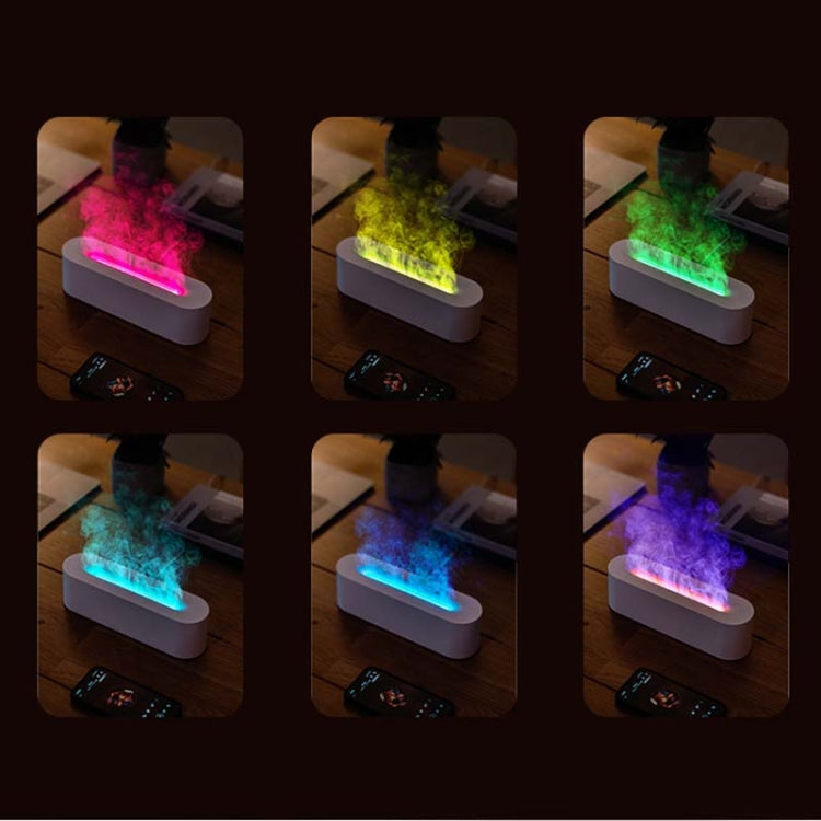 DQ709 Flame Aromatherapy Diffuser Quiet USB Air Humidifier(Black) - Air Purifiers & Accessories by PMC TechLife | Online Shopping South Africa | PMC TechLife
